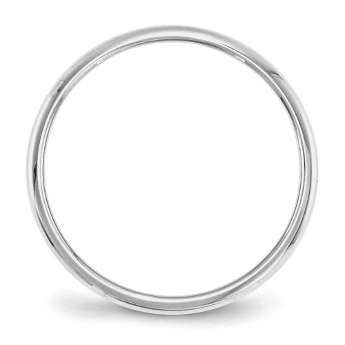 Image of 14K White Gold 2mm Half Round Band Ring