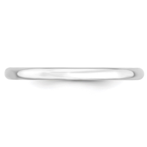 Image of 14K White Gold 2mm Lightweight Comfort Fit Band Ring