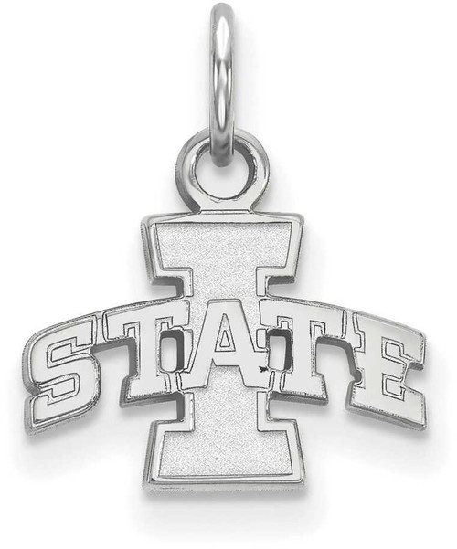 Image of 14K White Gold Iowa State University X-Small Pendant by LogoArt