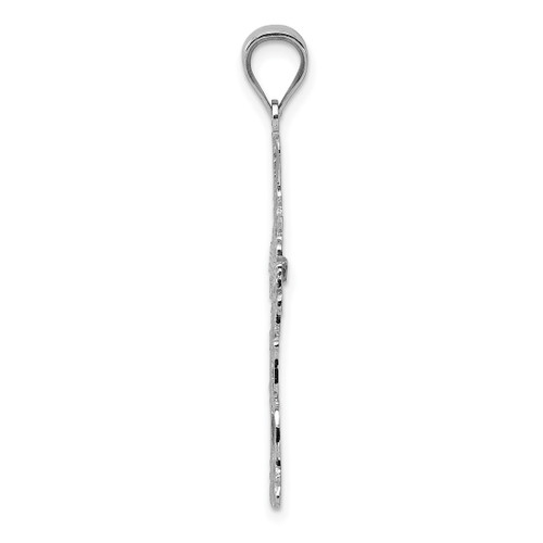 Image of 14K White Gold Latin Cross Pendant K376
