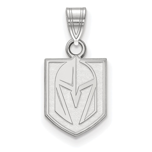 14k White Gold LogoArt Vegas Golden Knights Small Pendant