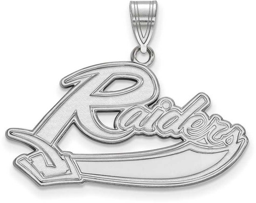 Image of 14K White Gold Mt Union College Large Pendant by LogoArt