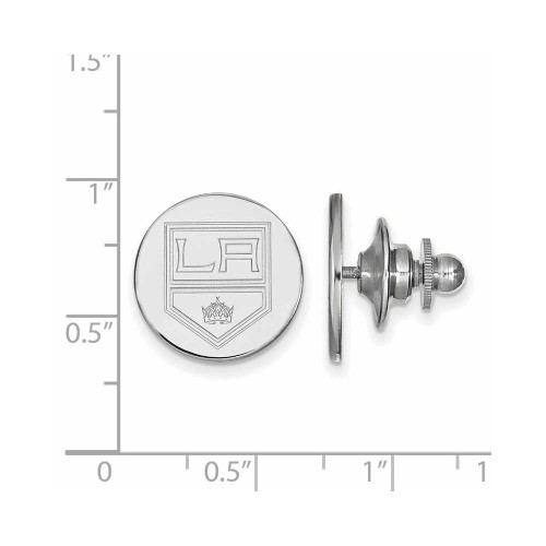 Image of 14K White Gold NHL Los Angeles Kings Lapel Pin by LogoArt