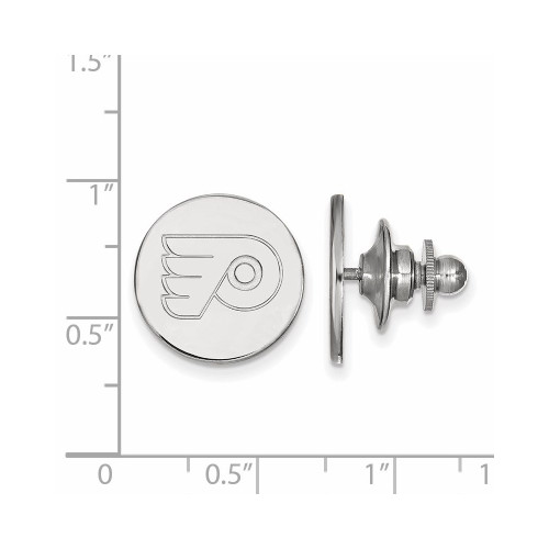 14K White Gold NHL Philadelphia Flyers Lapel Pin by LogoArt