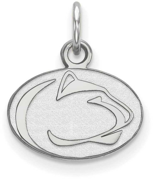 Image of 14K White Gold Penn State University X-Small Pendant by LogoArt