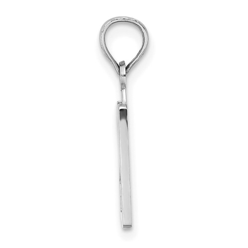 Image of 14K White Gold Polished Number 20 Pendant