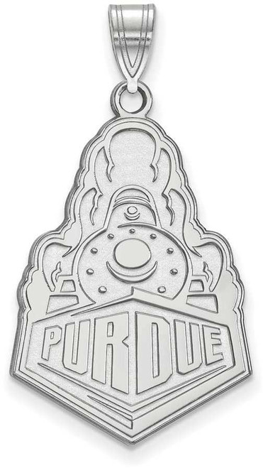 Image of 14K White Gold Purdue XL Pendant by LogoArt (4W040PU)