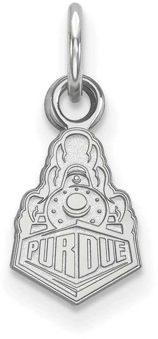 Image of 14K White Gold Purdue X-Small Pendant by LogoArt (4W036PU)