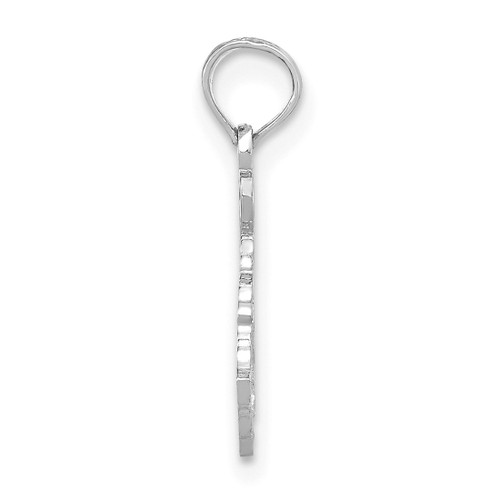 Image of 14K White Gold Solid Kentucky State Pendant