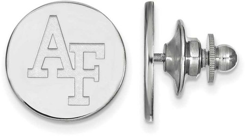 Image of 14K White Gold United States Air Force Academy Lapel Pin by LogoArt