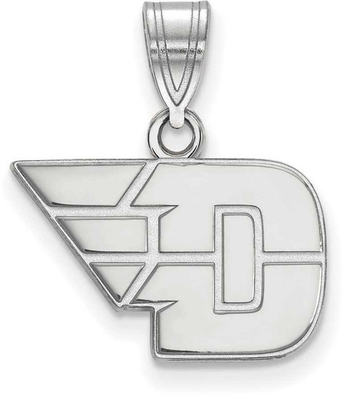 Image of 14K White Gold University of Dayton Small Pendant by LogoArt