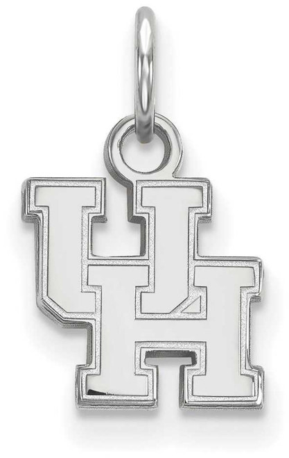 Image of 14K White Gold University of Houston X-Small Pendant by LogoArt (4W001UHO)