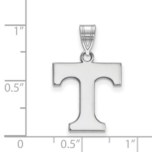 Image of 14K White Gold University of Tennessee Medium Pendant by LogoArt (4W003UTN)