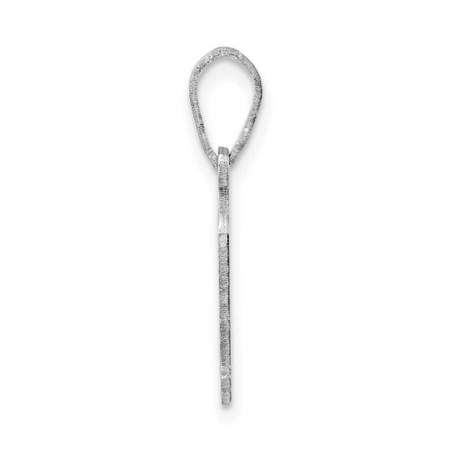 Image of 14K White Gold West Virginia State Pendant