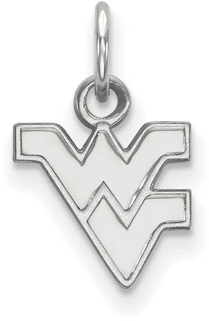 Image of 14K White Gold West Virginia University X-Small Pendant by LogoArt