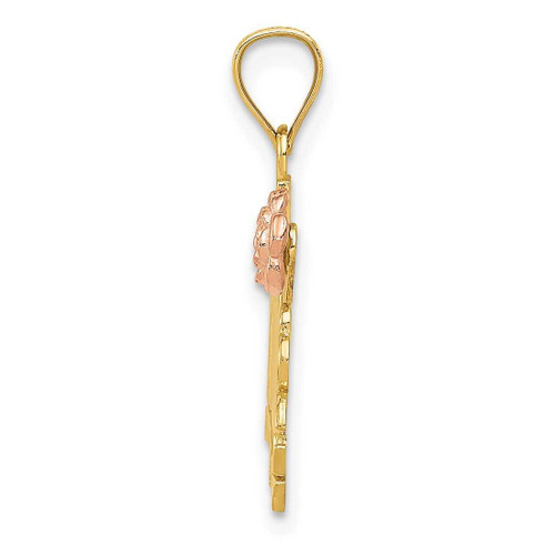 Image of 14K Yellow & Rose Gold #1 Madre Pendant