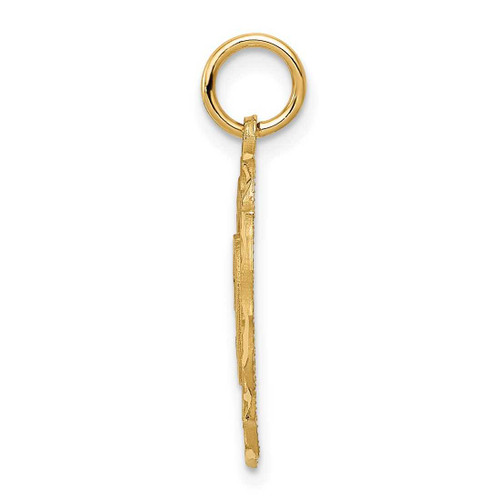 Image of 14K Yellow Gold #50 In Oval Pendant