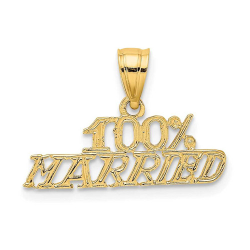 Image of 14K Yellow Gold 100% Married Pendant