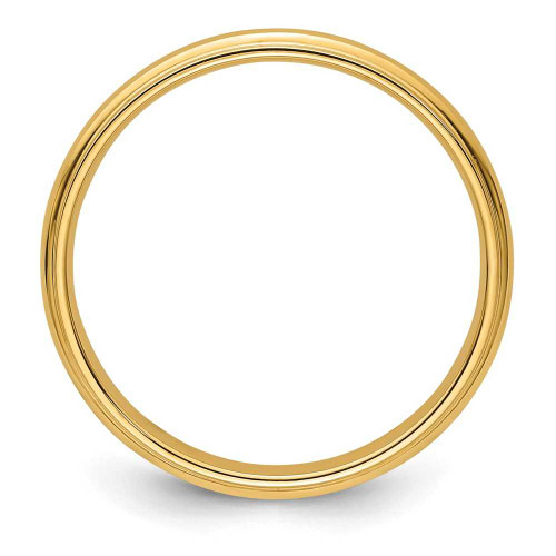 Image of 14K Yellow Gold 2.5mm Half Round with Edge Band Ring
