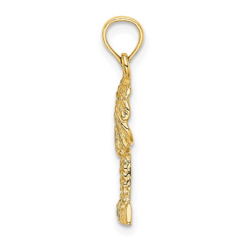 Image of 14K Yellow Gold 2-D Palm Tree Pendant