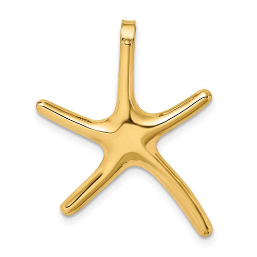 Image of 14K Yellow Gold 2-D Polished Starfish Pendant