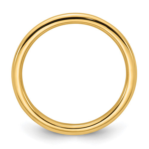 14K Yellow Gold 2mm Standard Comfort Fit Band Ring