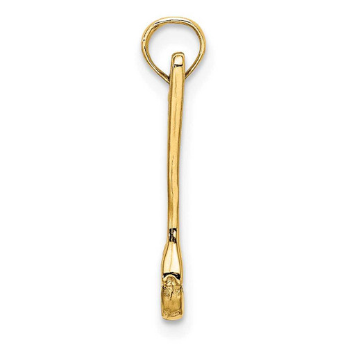 Image of 14K Yellow Gold 3-D Adjustable Wrench Pendant