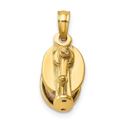 Image of 14K Yellow Gold 3-D Moveable Pencil Sharpener Pendant