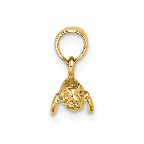 Image of 14K Yellow Gold 3-D Polished Mini Manatee Pendant