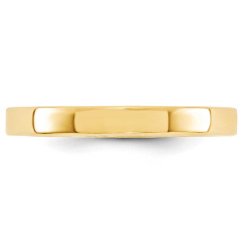 Image of 14K Yellow Gold 3mm Standard Flat Comfort Fit Band Ring