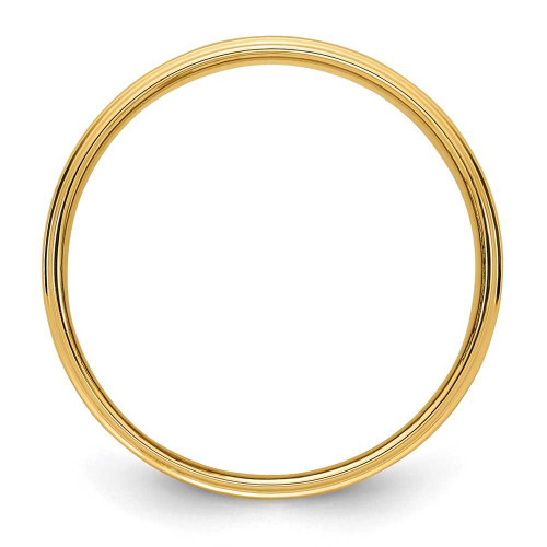 Image of 14K Yellow Gold 6mm Flat with Step Edge Band Ring