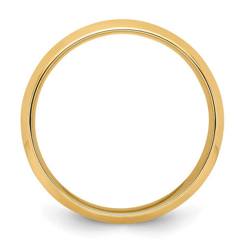 Image of 14K Yellow Gold 8mm Bevel Edge Comfort Fit Band Ring