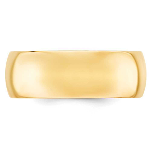 Image of 14K Yellow Gold 8mm Comfort-Fit Band Ring