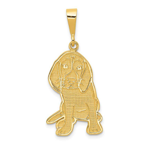 Image of 14K Yellow Gold Beagle Pendant