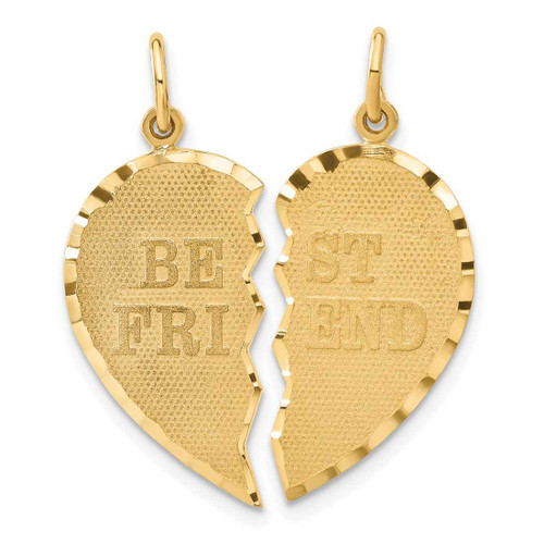 Image of 14K Yellow Gold Best Friend 2-Piece Breakable Charm