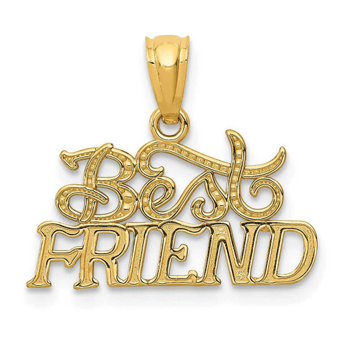 Image of 14K Yellow Gold Best Friends Pendant