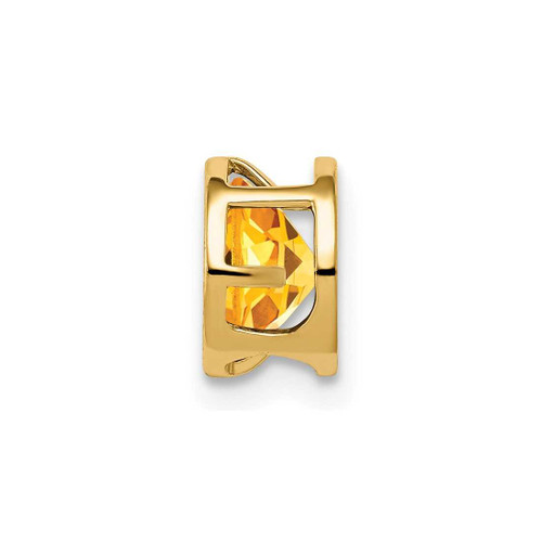 Image of 14K Yellow Gold Citrine Bezel Pendant XP321CI