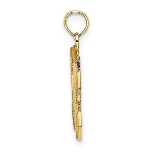 Image of 14K Yellow Gold Computer Wiz Pendant