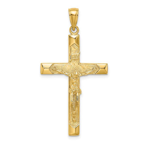 Image of 14K Yellow Gold Crucifix Pendant K8520