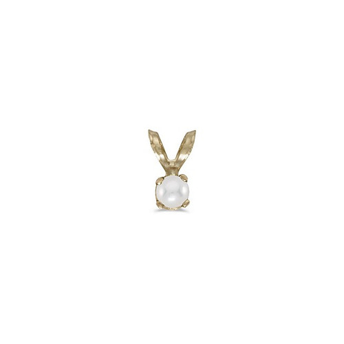 Image of 14k Yellow Gold Cultured Freshwater Pearl Pendant (Chain NOT included) (CM-P1418X-06)