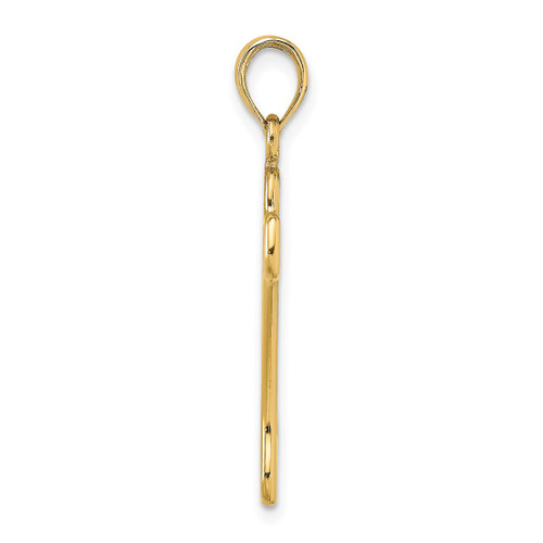 Image of 14K Yellow Gold Cut-Out & Polished Dog Bone Pendant