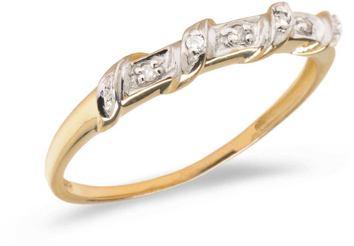 Image of 14K Yellow Gold Diamond Band Ring (CM-RM1137X)