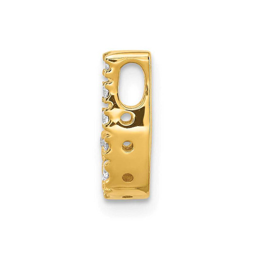 Image of 14K Yellow Gold Diamond Initial J Pendant