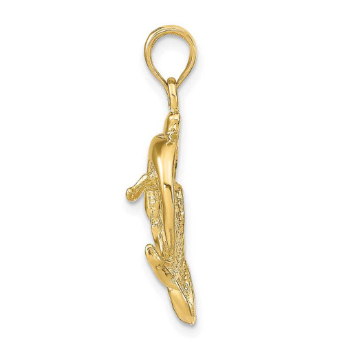 Image of 14K Yellow Gold Dolphin Pendant