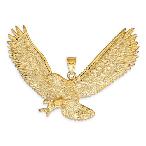 Image of 14K Yellow Gold Eagle Pendant K4852