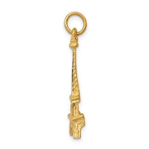 Image of 14K Yellow Gold Eiffel Tower Charm A0383
