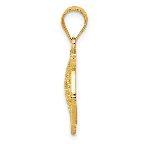 Image of 14K Yellow Gold Filigree Fish Pendant