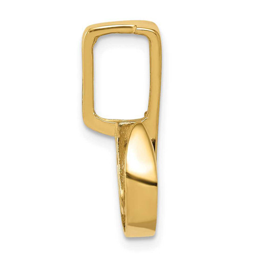 Image of 14K Yellow Gold Fits up to 6mm Regular, 8mm Fancy Reversible Omega Slide Pendant