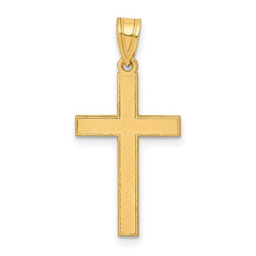 Image of 14K Yellow Gold Florentine Cross Pendant XR110
