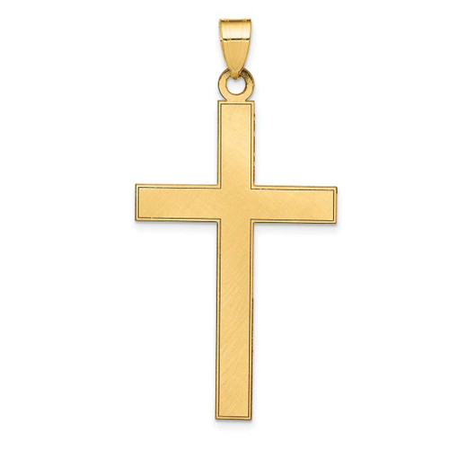 Image of 14K Yellow Gold Florentine Cross Pendant XR113